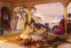 An Eastern Veranda — Frederick Arthur Bridgman