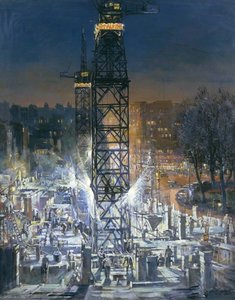 Building In Berkeley Square — Charles Ernest Cundall