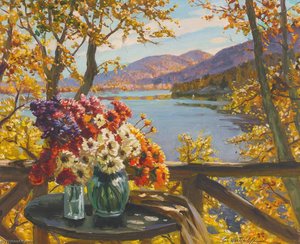 Flowers By The Lake — Constantin Westchiloff