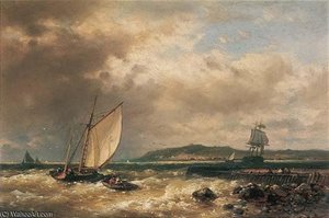 Schepen Voor De Kust (ships Off The Coast) — Abraham Hulk Senior