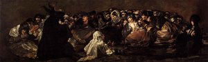 The Great He-goat Or Witches Sabbath — Франсиско Гоја, Romanticism