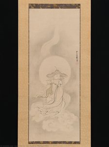 Jizō Bosatsu Playing A Flute — Kanō Tan'yū