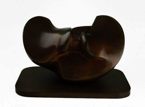 Working Model For Divided Oval; Butterfly — Henry Moore