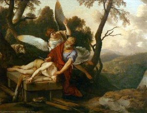Abraham Sacrificing Isaac — Laurent De La Hyre