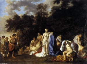 Diana And Her Nymphs — Jacob Van Loo, Baroque