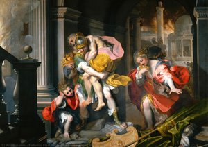 Aeneas' Flight From Troy — Federico Fiori Barocci