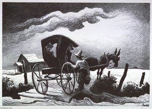 Gateside Conversation — Thomas Hart Benton