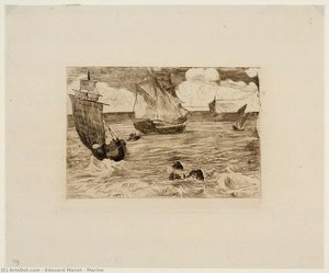 Marine — Édouard Manet, Impressionistic Realism