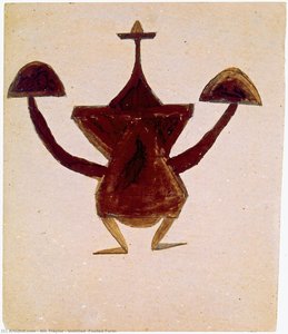 Untitled [footed Form] — Bill Traylor