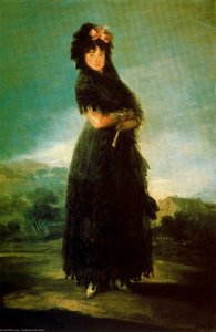 Die Marquise Von Santa Cruz — Francisco José De Goya Y Lucientes, Romantic Painting