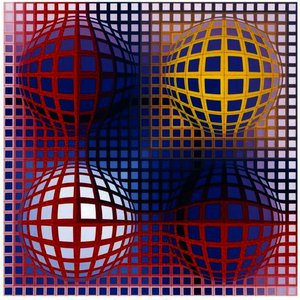 Arny-vega-negy — Victor Vasarely