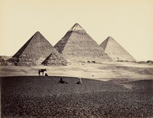 The Pyramids Of Giza From The Southwest — Francis Frith