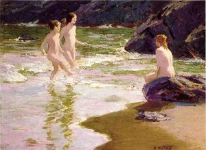 Young Bathers — Edward Henry Potthast