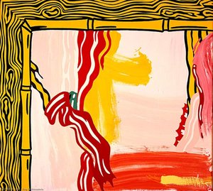 Bamboo Frame — Roy Lichtenstein, Pop Art
