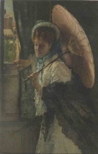 Prête À Sortir — Alfred Stevens