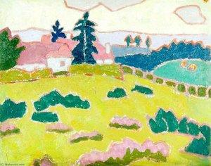 Landscape With Cottages — Jessica Dismorr