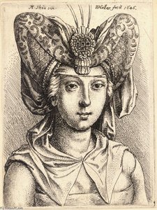 Woman With A Turban — Martin Schongauer