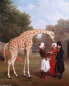 Nubian Giraffe — Jacques Laurent Agasse