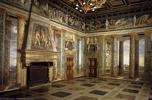 Perspective View Of The Sala Delle Prospettive — Baldassare Peruzzi