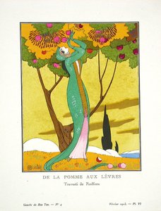 De La Pomme Aux Levres. Travesti De Redfern — Georges Barbier