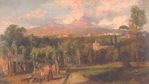 A Neapolitan Landscape, Italy — Frederick Lee Bridell