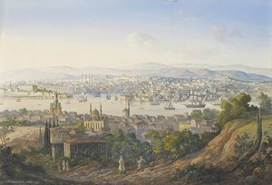 Turks overlooking Istanbul