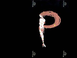 Alphabet P — Erté