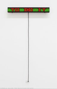 Electric Sign From The Series Under The Rock — Jenny Holzer, Neo-conceptualism