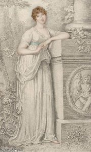Portrait Of Mrs Elizabeth Merry, Née Death, Wife Of Anthony Merry — Richard Cosway