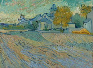 Vue De L'église De Saint-paul De Mausole — Vincent Willem Van Gogh, Post-impressionism