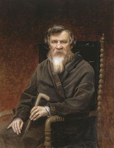 Portrait Of The Historian Mikhail Petrovich Pogodin — Vasily Grigoryevich Perov