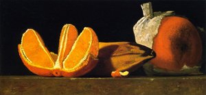 Still Life With Oranges And Banana — John Frederick Peto