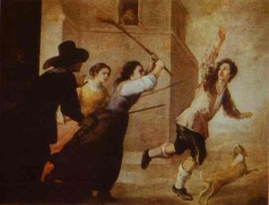 The Prodigal Son Driven Out — Bartolomé Esteban Murillo