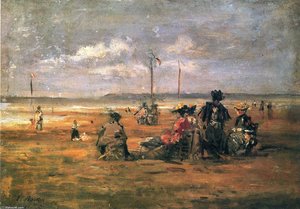 Beach Scene — Eugène Louis Boudin