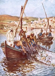 A Great Multitude Of Fishes — William Brassey Hole