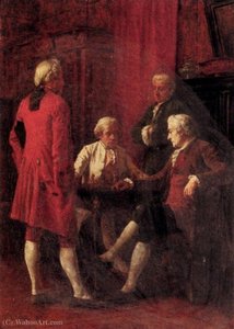A Chess Game — Benjamin Eugène Fichel