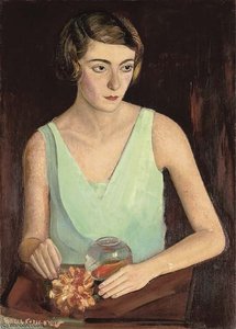 Woman In Green — Boris Dmitrievich Grigoriev