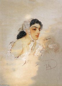 Young Lady — Count Mihaly Von Zichy