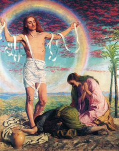 Christ And The Two Marys — William Holman Hunt