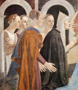 Erkennung Des Heiligen Kreuzes (detail) — Piero Della Francesca