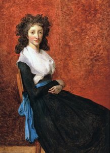 Portrait Of Madame Charles-louis Trudaine — Jacques-louis David, Neoclassical Style