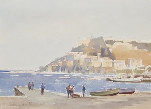 An Old Fort On The Italian Coast — Edward Seago