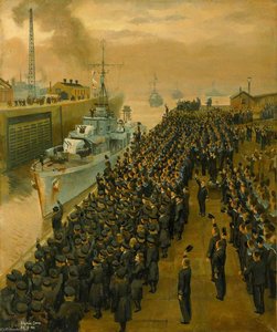 Arrival of Second Escort Group of Sloops at Liverpool