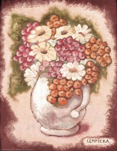 Vase Of Flowers — Tamara De Lempicka