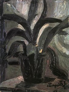 Plant Still-life — Jozsef Nemes Lamperth