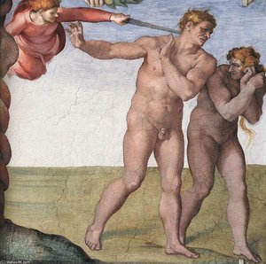 Vertreibung Aus Dem Paradies — Michelangelo Buonarroti