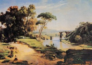 The Pont De Narni — Jean-baptiste-camille Corot
