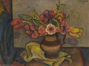 Tulips And Mimosa — Mark Gertler