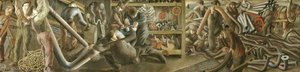 Shipbuilding On The Clyde Plumbers (right) — Sir Stanley Spencer