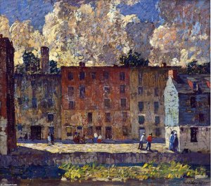 A Row Of Tenements — Robert Spencer